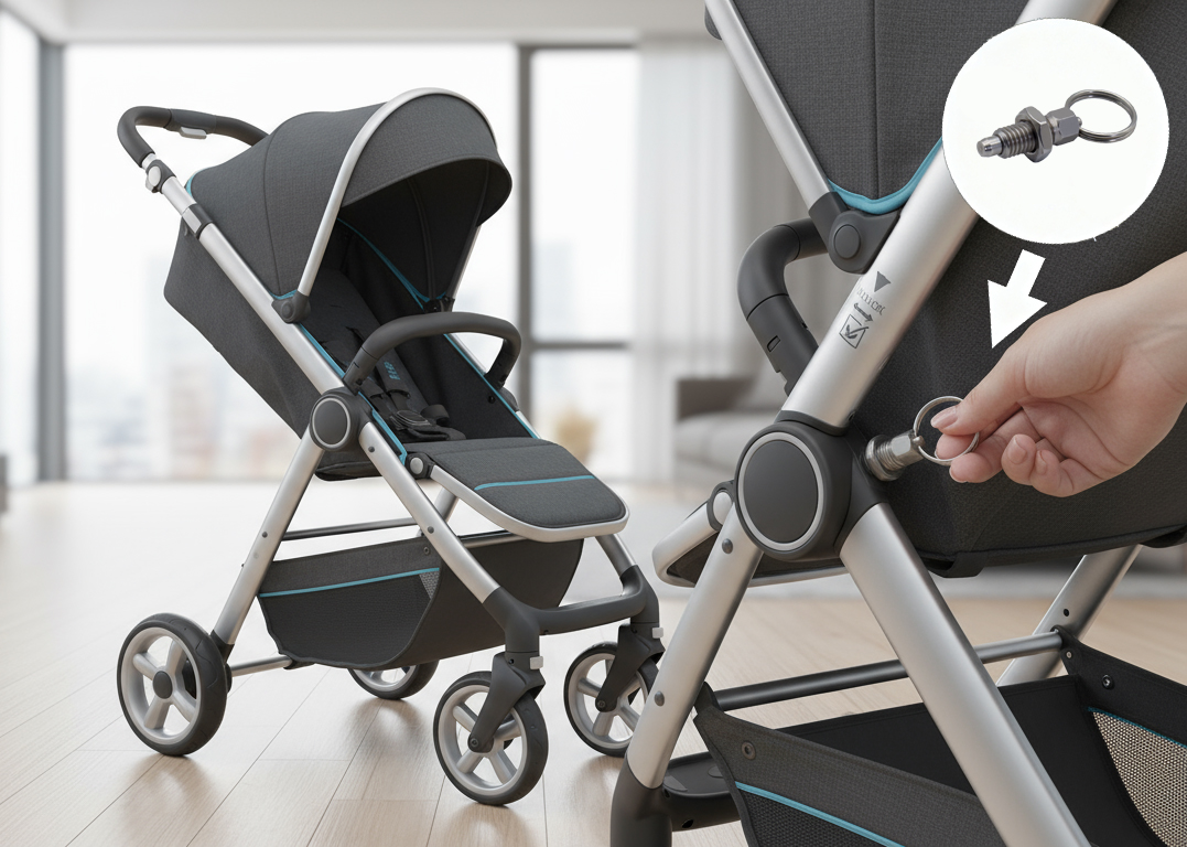 Indexed plungers provide precise positioning and audible clicks for adjusting seat height, footrests, and sunroof, all with one-handed operation. A spring-loaded mechanism ensures positive engagement while eliminating the risk of accidental release associ